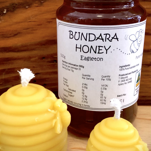 Bundara Honey & Pure Beeswax Candles