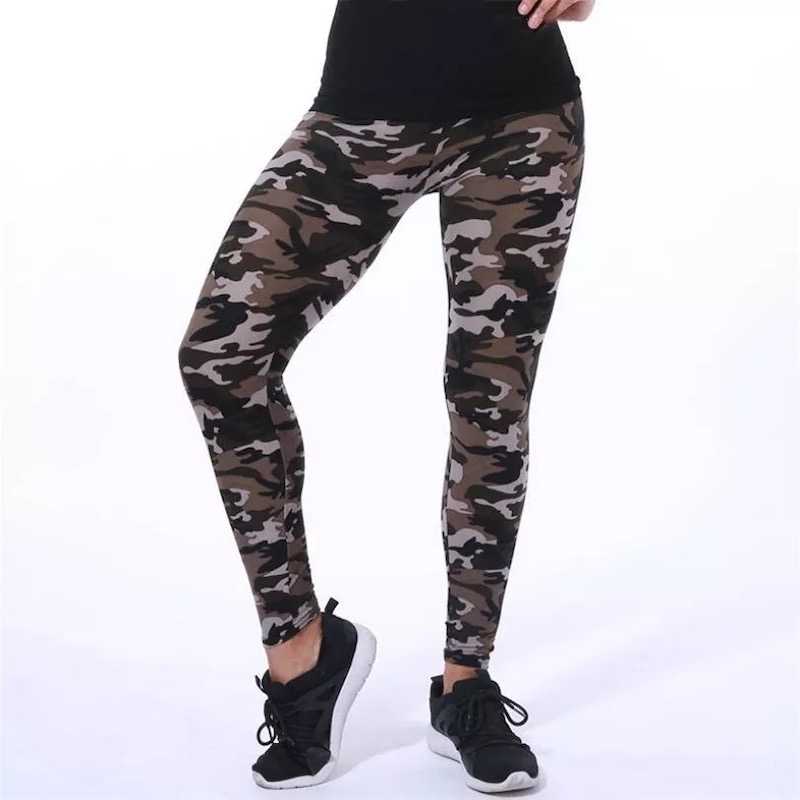 Ladies' Army Camo Leggings - The Collab Store
